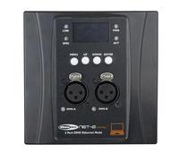 Showtec NET-2 Panel 3 pin Black Housing 2 Port DMX Ethernet Node