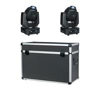Showtec Phantom 65W LED Spot Moving Head Prism Gobo DJ Lighting inc Flightcase