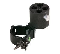 Showtec Pipe & Drape 4-point connector with angled bracket