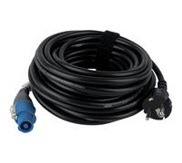 Showtec Pro Power connector - Schuko Power Cable, 6m