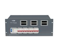 Showtec PSA-63A4C 3-Phase Electrical Power Distributor 63A 4xMCB