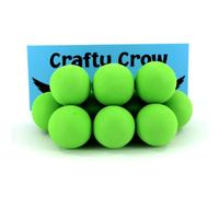 Showthecrow 12 EVA Foam Ball for Car Aerials and DIY Crafts, Green, 45mm