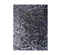 Showtime All Over Stitched Sequins Fabric | 3mm Fully Sequinned Table Runner/Dress Material | 30+ Colours in Stock | Same Day Dispatch | by Tia Knight | (SEQ53) (Pigeon Grey, 1 Metre)