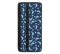 Showudesigns Dolphin Print Door Handle Cover for Heat Blue Refrigerator Door Handle Covers Microwave Oven Fridge Cover Keep Off Fingerprints, Liquid, Oil Stain, Food Spot Soild