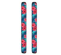 Showudesigns Flower Refrigerator Door Handle Covers Set of 2 Kitchen Appliance Decor Handles Antiskid Protector Gloves for Fridge Oven Keep Off Fingerprints,Liquid,Oil Stain,Food Spot,2 Pieces