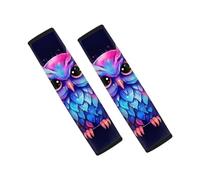Showudesigns Galaxy Owl Car Seat Belt Pads for Women 2 Pack Universal Auto Seat Belt Shoulder Strap Cover Harness Pads for Car/Bag/Driving/Traveling Car Accessories Purple Blue