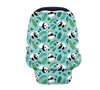 Showudesigns Panda Car Seat Canopy Nursing Cover Multi Use Baby Stroller and Carseat Cover, Breastfeeding Nursing Covers, Boys and Girls Shower Gifts - Baby Must Have Items