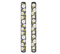 Showudesigns Refrigerator Door Handle Cover Washable Daisy Kitchen Appliance Decor Handles Fridge Oven Microwave Dishwasher Antiskid Protector Gloves, Keep Off Fingerprints Food Stains