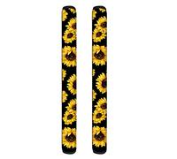 Showudesigns Sunflower Refrigerator Door Handle Covers Anti-Slip Kitchen Appliance Handles Decor Protector for Home and Office Use