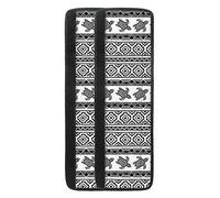 Showudesigns Tortoise Aztec Style Refrigerator Door Handle Covers,Fridge Oven Dishwasher Protectoer,Catch Fingerprints Smudges Kitchen Appliances Handmade Decoration