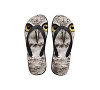 Showudesigns Vintage Owl Shower Slipper Women's House Home Flip Flops Lightweight