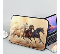 Showudesigns Western Horse Laptop Sleeve Bag for Men Computer Sleeve 13 inch Laptop Boho Navajo Laptop Accessories Glad for Business Trip,Work Accessory Bag Yellow