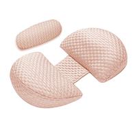 ShowyLive Pregnancy Wedge Pillow for Sleeping Maternity Body Pillow for Pregnant Women with Detachable Washable Cover, Support for Back, Hips, Legs (Pink)