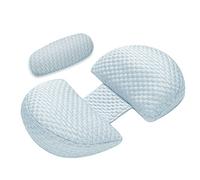 ShowyLive Pregnancy Wedge Pillow for Sleeping Maternity Body Pillow for Pregnant Women with Detachable Washable Cover, Support for Back, Hips, Legs (Blue)
