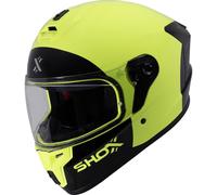 Shox Helmets Apex Base Motorcycle Helmet L Gloss Hi-Vis Yellow Black