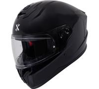 Shox Apex Solid ECE R22.06 Gloss Black Motorcycle Helmet, Fog Resistant Lens & Visor