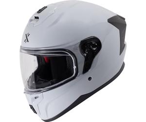 Shox Apex Solid Motorcycle Helmet L Gloss Ash Grey