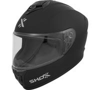 Shox Command Solid ECE R22.06 Matt Black Motorcycle Helmet, Fog Resistant Lens & Visor