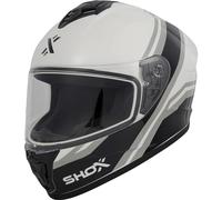 Shox Helmets Command Confine Motorcycle Helmet XS White