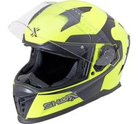 Shox Helmets Eclipse Vega Motorcycle Helmet M Gloss Hi-Vis Yellow