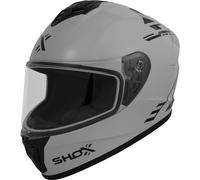 Shox Helmets Shox Command Cyber-X Motorcycle Helmet M Grey Black