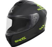 Shox Helmets Shox Command Cyber-X Motorcycle Helmet XL Grey Hi-Vis