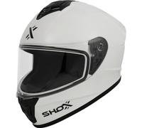 Shox Helmets Shox Command Solid Motorcycle Helmet XL White