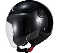 Shox Interceptor Open Face Motorcycle Helmet S Gloss Black