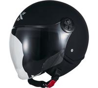 Shox Interceptor Open Face Motorcycle Helmet S Matt Black