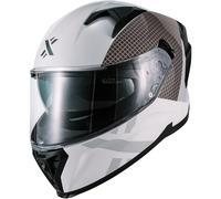 Shox Rapid Speedway Motorcycle Helmet L Gloss White