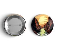 SHOXREM National Park Pinback Button Badges, 2.25 in, Metal, no gemstone