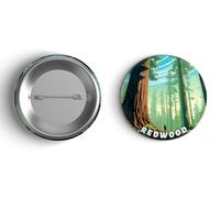 SHOXREM National Park Pinback Button Badges, 2.25 in, Metal, no gemstone