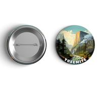 SHOXREM National Park Pinback Button Badges, 2.25 in, Metal, no gemstone