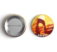 SHOXREM National Park Pinback Button Badges, Arches, 2.25 in