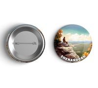 SHOXREM National Park Pinback Button Badges, Shenandoah, 2.25 in