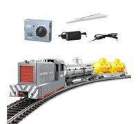 SHOYDID 1/87 HO Scale Electric Train Sets for Boys, Internal Combustion Steam Train Model Set for Desk and Office