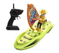 SHOYDID 2.4GHz RC Sailboat with Display Stand, Two Batteries, 2-Speed Control, 50m Range for Pool and Lake (Sail Version)