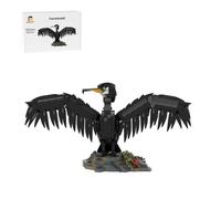 SHOYDID Cormorant Bird Building Blocks Set, Nature-Themed Bird Animal Building Model for Adults to Build and Display, MOC-245556 Bird for Collection(963PCS)