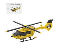 SHOYDID H145 Helicopter Building Blocks Set, 1/40 Scale MOC Airplane Model Kit, 611Pcs Black Hawk Military Aircraft Blocks, for Adults & Teens 16+
