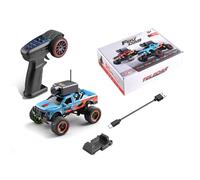 SHOYDID Remote Control Truck with FPV Camera, WL 1/64 Scale APP-Controlled RC Drift Model, FPV Mini RC Truck with WiFi Module and 3-Speed Modes (RTR Version)