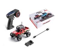 SHOYDID Remote Control Truck with FPV Camera, WL 1/64 Scale APP-Controlled RC Drift Model, FPV Mini RC Truck with WiFi Module and 3-Speed Modes (RTR Version)