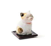 Shoyeido - Incense Burner - Small Cat,White