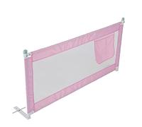 Shoze 150cm Bed Guard Bed Rail Folding Child Toddler Bed Rail Safety Protection Guard for Toddler Baby and Children (Pink)