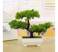 Shoze Bonsai Tree Artificial Fake Simulation Plants Decoration Mini Creative Not Faded No Watering Potted for windowsill Desk Home Office