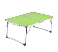 Shoze Folding Tables, Camping Table, Folding Picnic Table Aluminum, Folding Laptop Desk for Outdoor Picnic/Home Office/Garden,/Balcony 61 x 41x 27cm (Green)