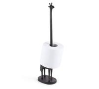 Shoze GiraffeToilet Roll Holder Free Standing Cast Iron Animal Toilet Paper Roll Holder Novelty Kitchen Roll Dispenser Stand Decoration Gift