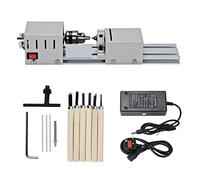 Shoze Small Lathe Metal Mini Lathe Mini Lathe Bead Grinding Machine Mini Lathe Tool Lathe Standard Set Wood Model Making Drilling And Milling Machine Suitable for Carving And Grinding Wood