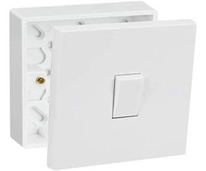 SHP ElectricalÂ 10A Single One Gang Two Way Light Switch & Premium Single Mount