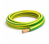 SHPELEC® 19 Strand Flexi-Tail 25mm 6181Y Brown/Blue and 16mm Earth 6491X Electrical Wire (16mm Earth, 1 m)