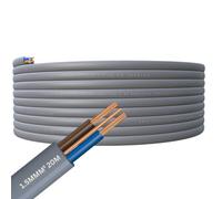 Shpelec Electrical Grey Twin And Earth 6242Yh Cable - 1.5mm Lighting Led Twin And Earth 6242Yh Cable - 20M